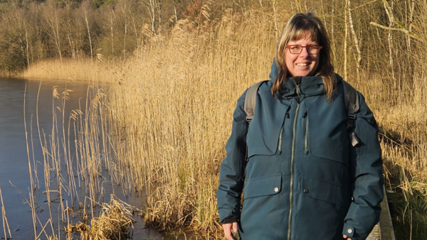 Portretfoto van Rinske met glaucoom Portretfoto van Rinske met glaucoom